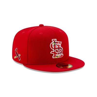 Red St. Louis Cardinals Hat - New Era MLB 2021 Spring Training 59FIFTY Fitted Caps USA4308265